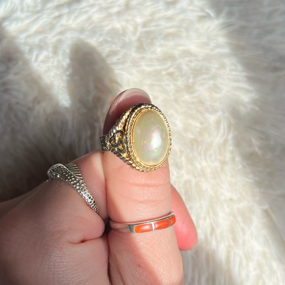 Vintage Mabe Pearl Ring - Picture 11 of 13